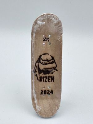 Rizen Fingerboard Deck Sketch Logo 29mm Popsicle