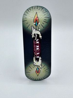 Poser Fingerboard Deck Candle Graphic 34mm