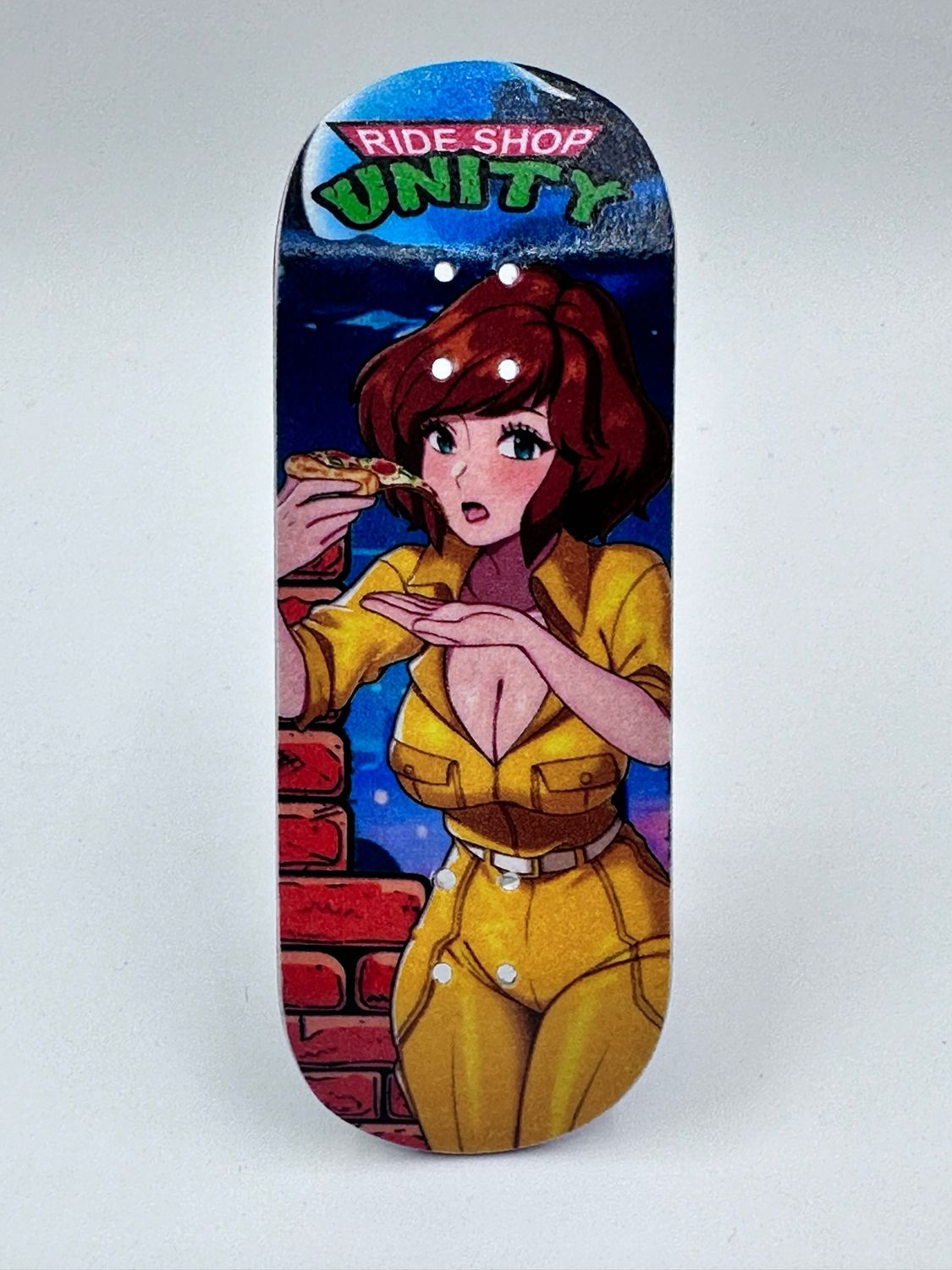 Boardkennel Fingerboard Deck TMNT April 34mm Popsicle