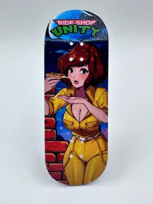 Boardkennel Fingerboard Deck TMNT April 34mm Popsicle
