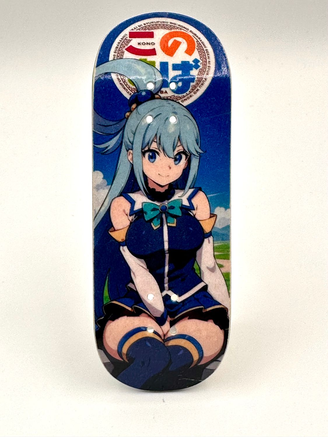 Boardkennel Fingerboard Deck KonoSuba Aqua 34mm Popsicle