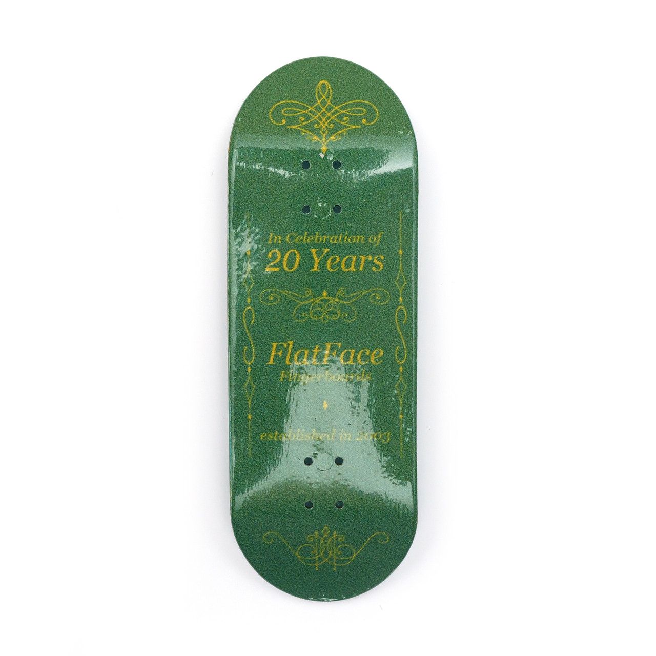 Flatface G15 Fingerboard Deck 20 anniversary Green 33.6mm