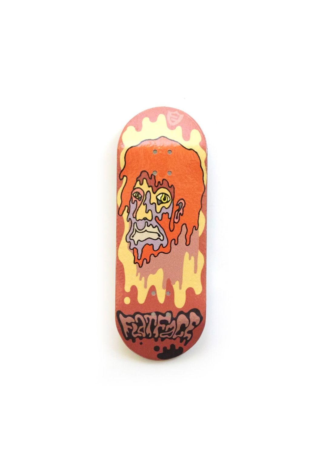 Flatface G16 Fingerboard Deck Zeph Melter Orange 33.6mm