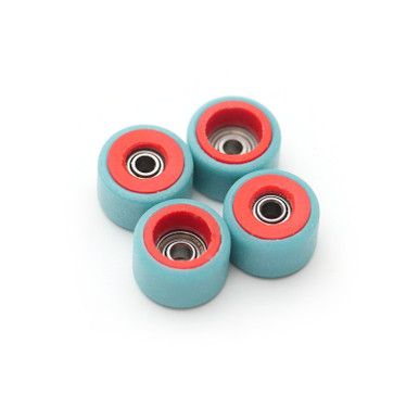 Flatface Dual Durometer , Color: Red/ Turquoise