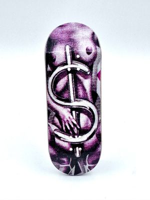 Stacked USA Fingerboard Deck Naked Money