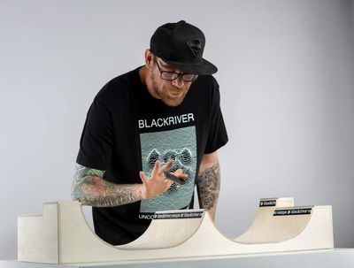 Blackriver Fingerboard Ramps-Spine Mini Ramp