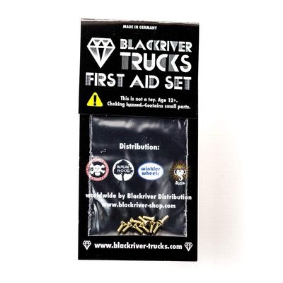 Blackriver Fingerboard First Aid- Screws Gold