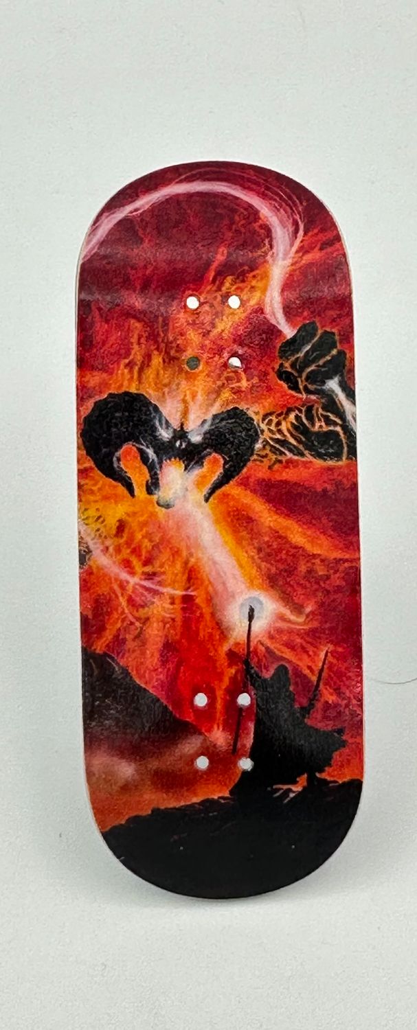 Boardkennel Fingerboard Deck LOTR Balrog Fight 36mm