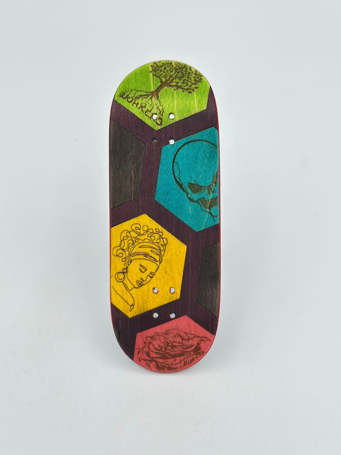 Workers FB Fingerboard Deck Hex Split 36mm Street Shape 