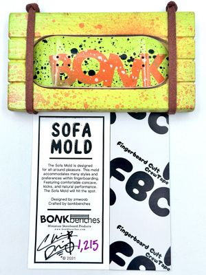 Bonk Benches Custom Sofa Mold Fingerboard Deck #1215 34mm