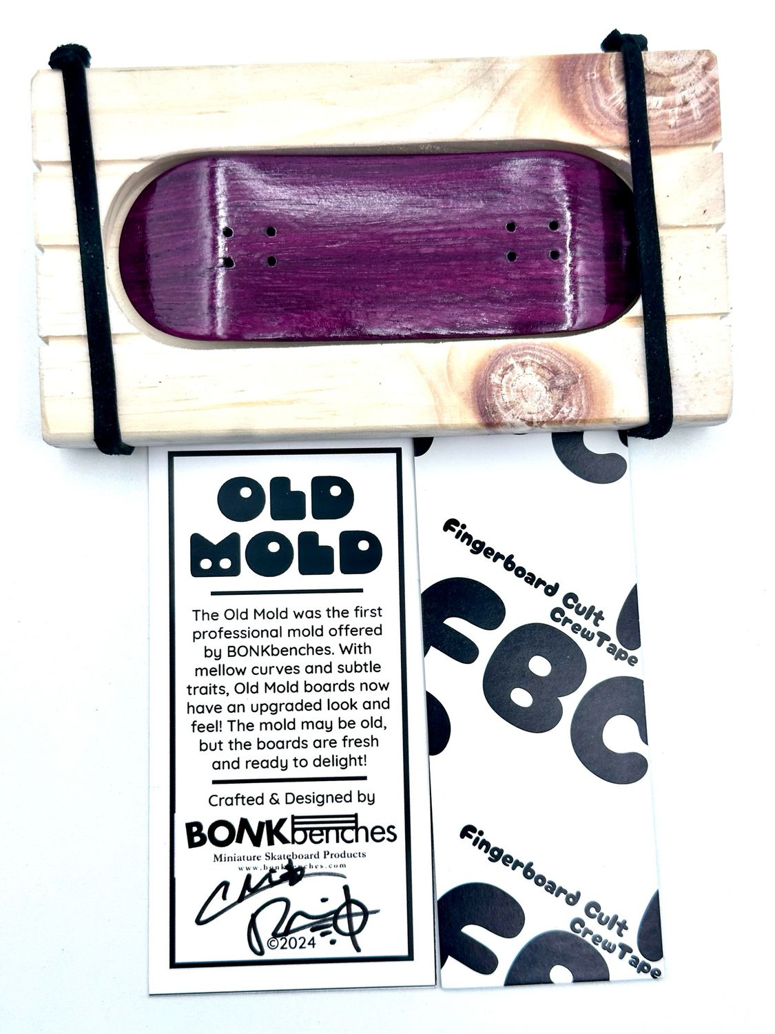 Bonk Benches Old Mold 33mm Purple Heart