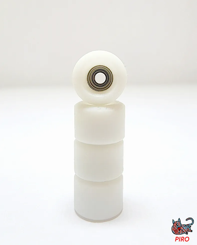 Piro Bowl Mini Fingerboard Wheels, Color: White
