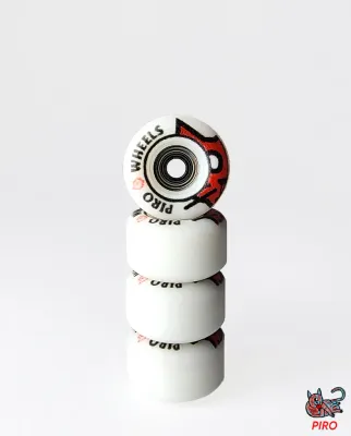 PIRO Performance Fingerboard Wheels Real Wear Graphic 