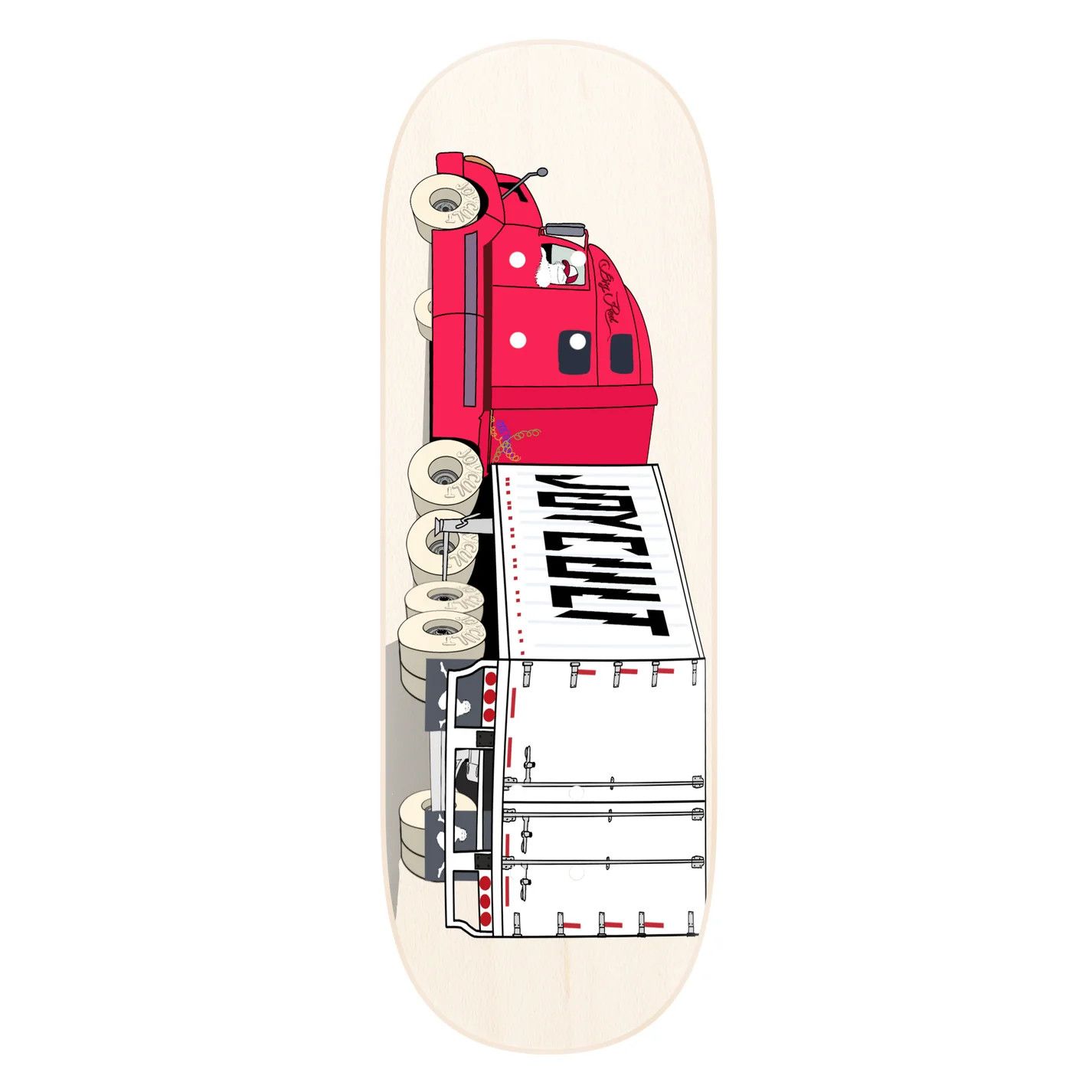 Joycult Fingerboard Deck Big Red