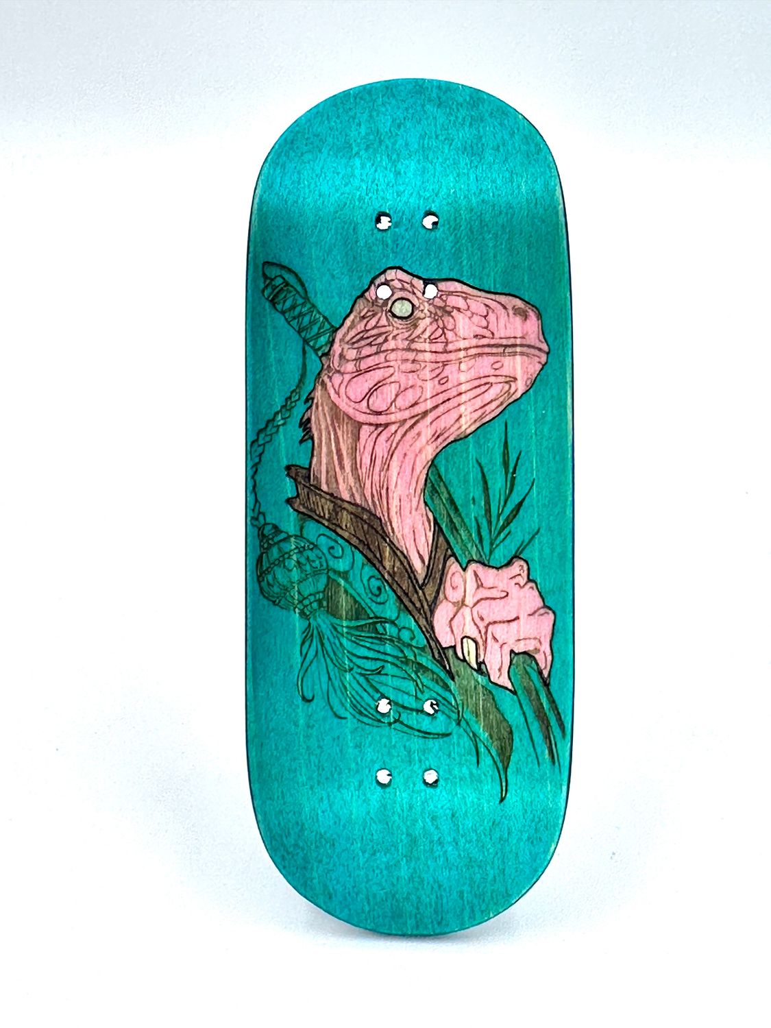 Workers FB Fingerboard Deck Lizard 36mm Street Shape , Color: Low