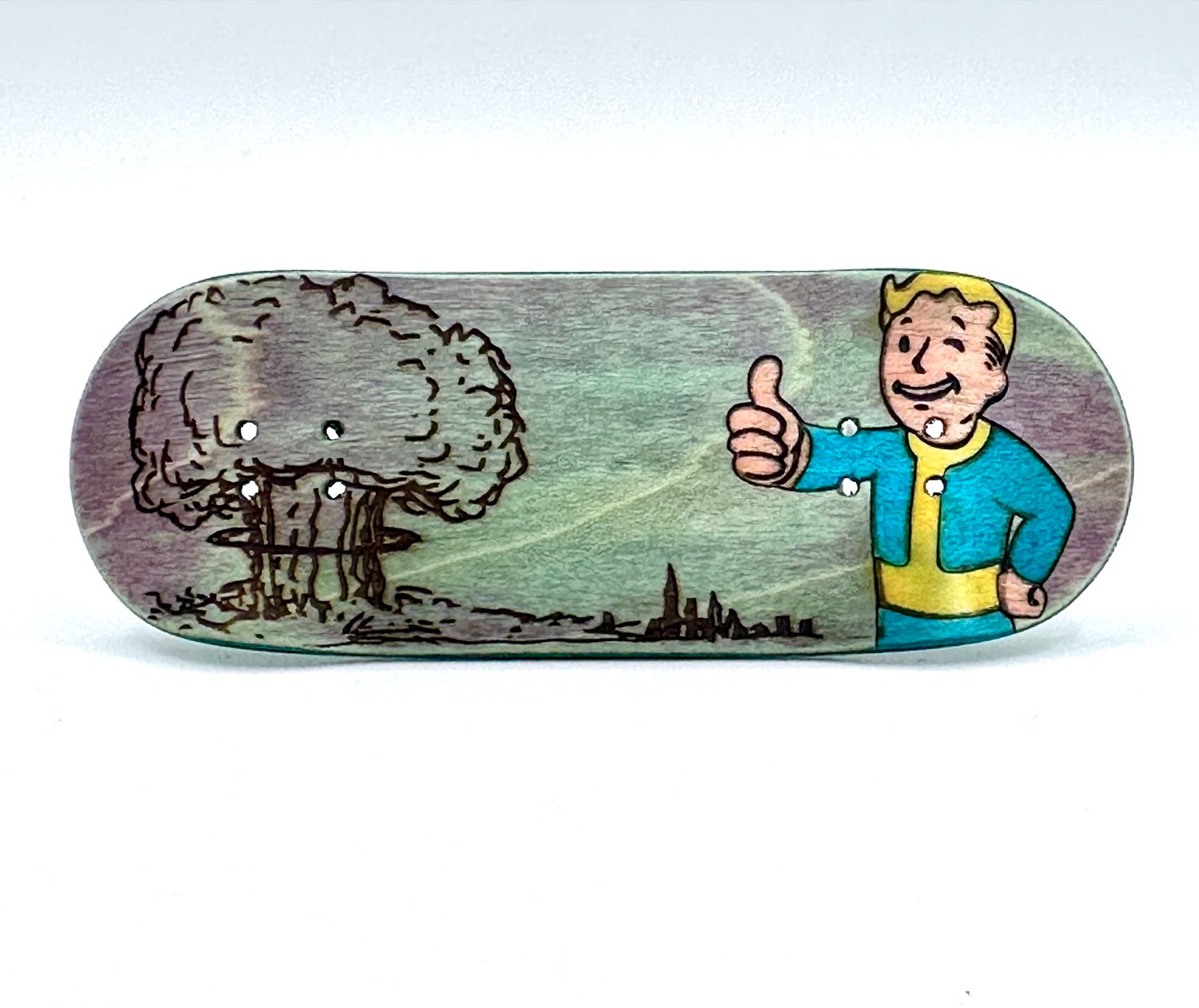 Workers FB Fingerboard Deck Fallout 34mm Street Shape