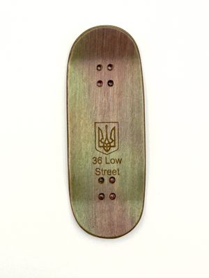 Workers FB FingerBoard Deck Bubble Logo 36mm Street Shape 