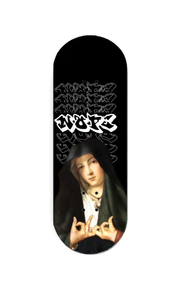 Nope Fingerboard Deck Popsicle Beast Mold BloodNun