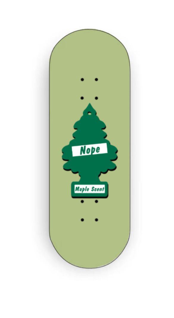 Nope Fingerboard Deck Popsicle Beast Mold Maple Scent
