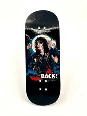 Boardkennel Fingerboard Deck He&#39;s Back Alice Cooper Friday 34mm