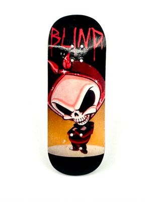 Boardkennel Fingerboard Deck Blind Red 34mm