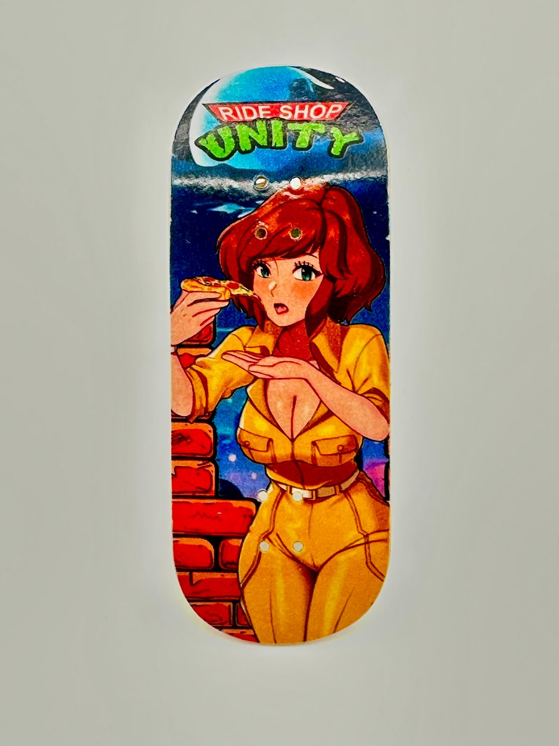 Boardkennel Fingerboard Deck TMNT April 36mm Popsicle