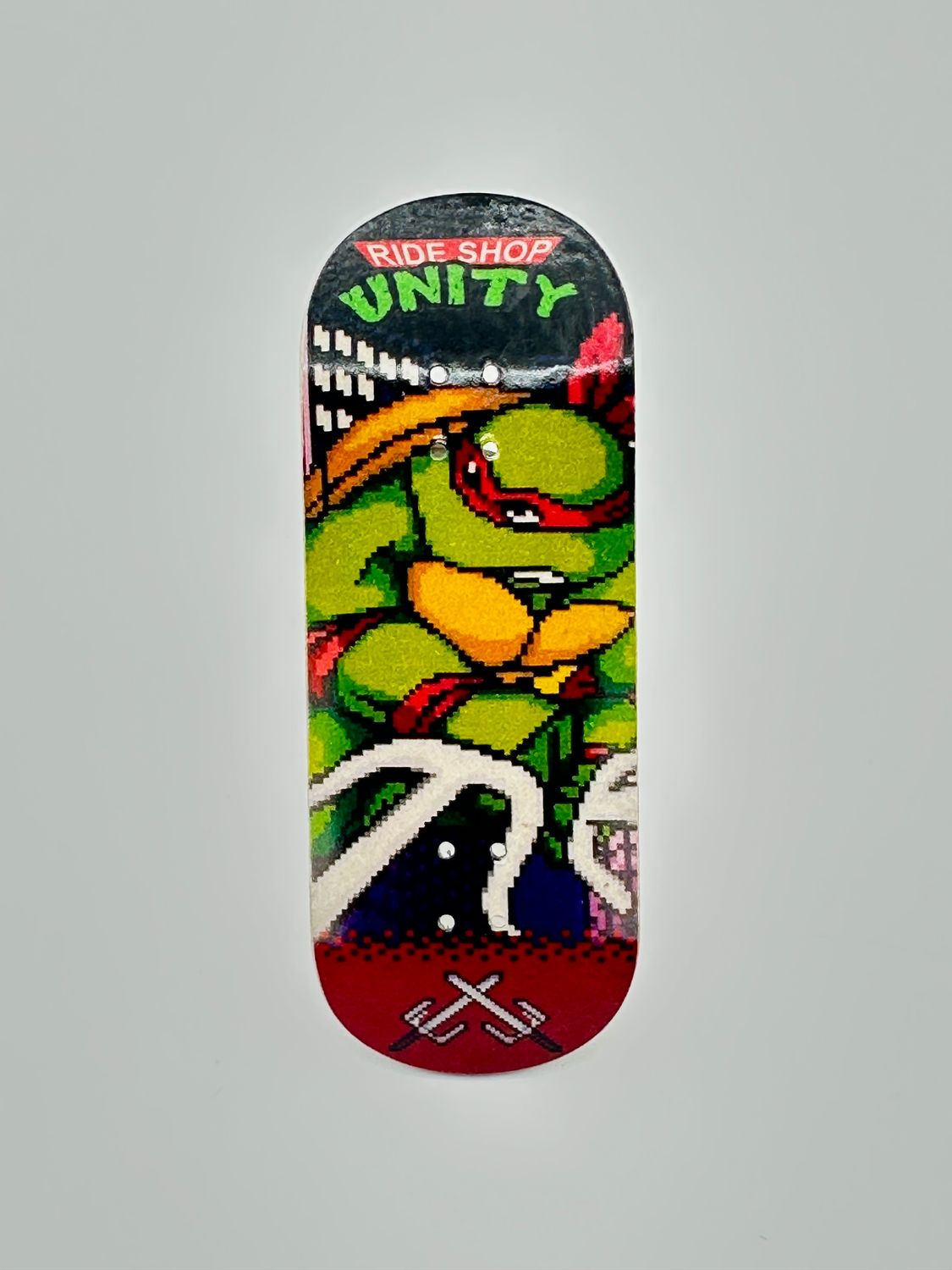 Boardkennel Fingerboard Deck TMNT Raphael 36mm Popsicle