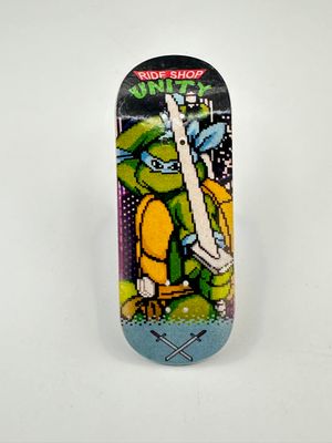Boardkennel Fingerboard Deck TMNT Leonardo 36mm Popsicle
