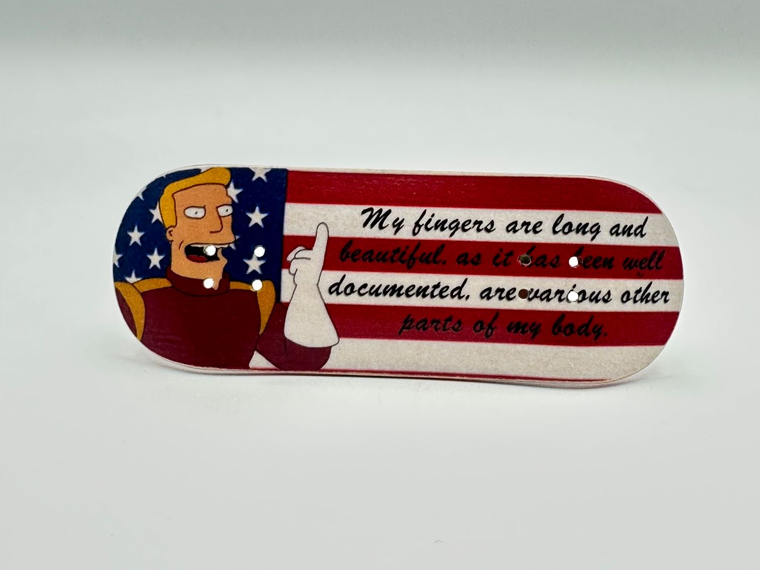 Boardkennel Fingerboard Deck Zapp Brannigan 34mm Popsicle
