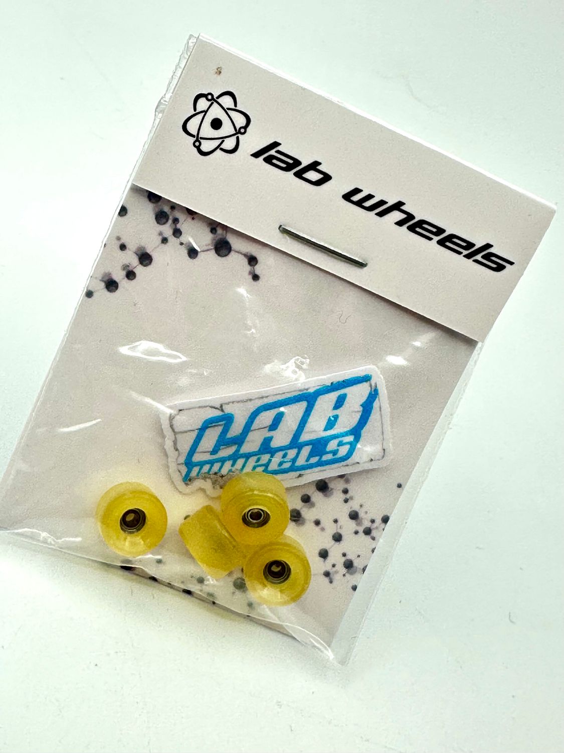 Lab Raw Plus Fingerboard Wheels Clear No Name