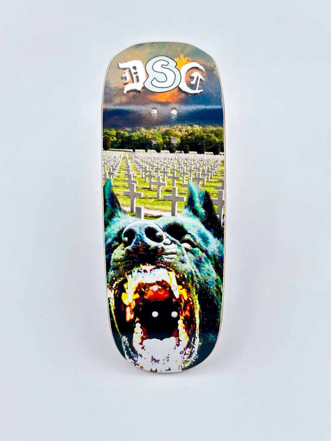 Stacked USA Fingerboard Deck Stacked Digit 35mm Shred Sled S1