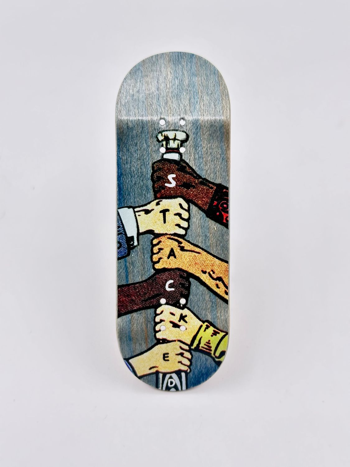 Stacked USA Fingerboard Deck Stacked Together 32mm Popsicle S1