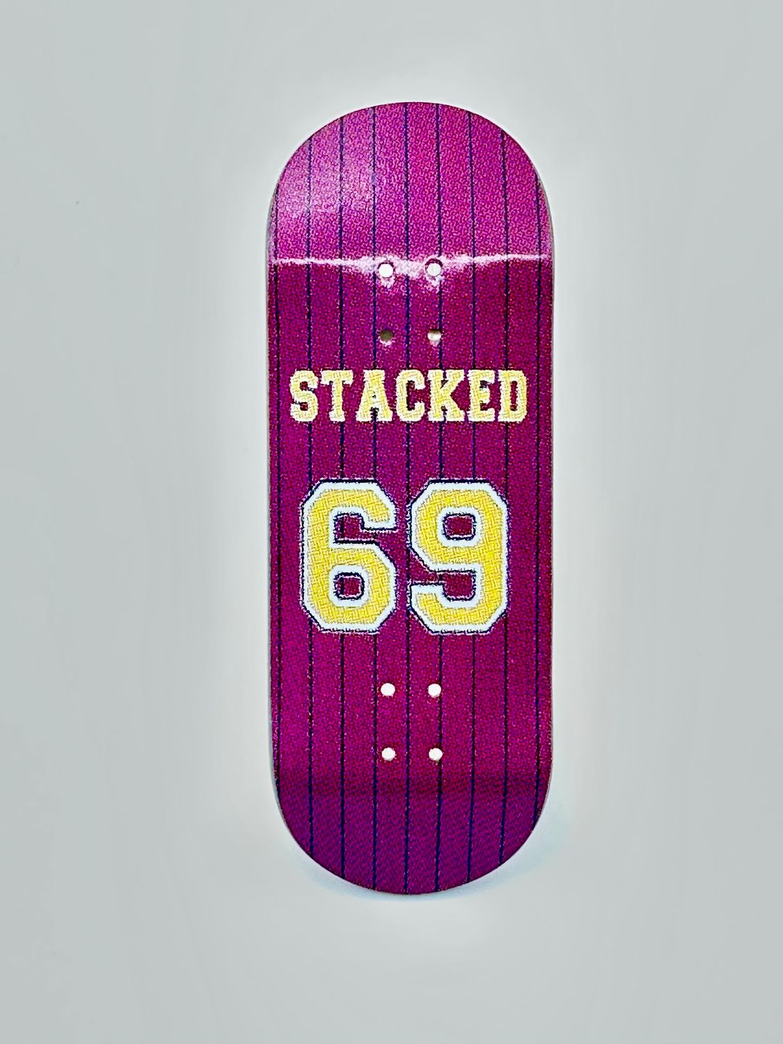 Stacked USA Fingerboard Deck Stacked 69 Purple 34mm Popsicle S1