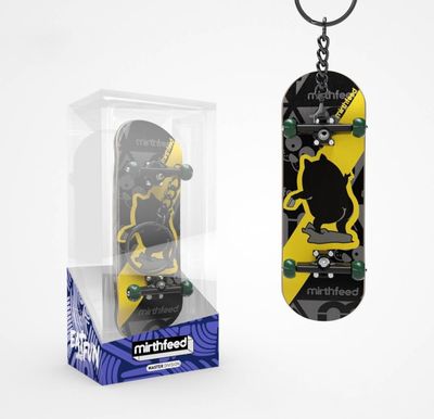 Mirthfeed Fingerboard Complete 32mm Black Silhouette