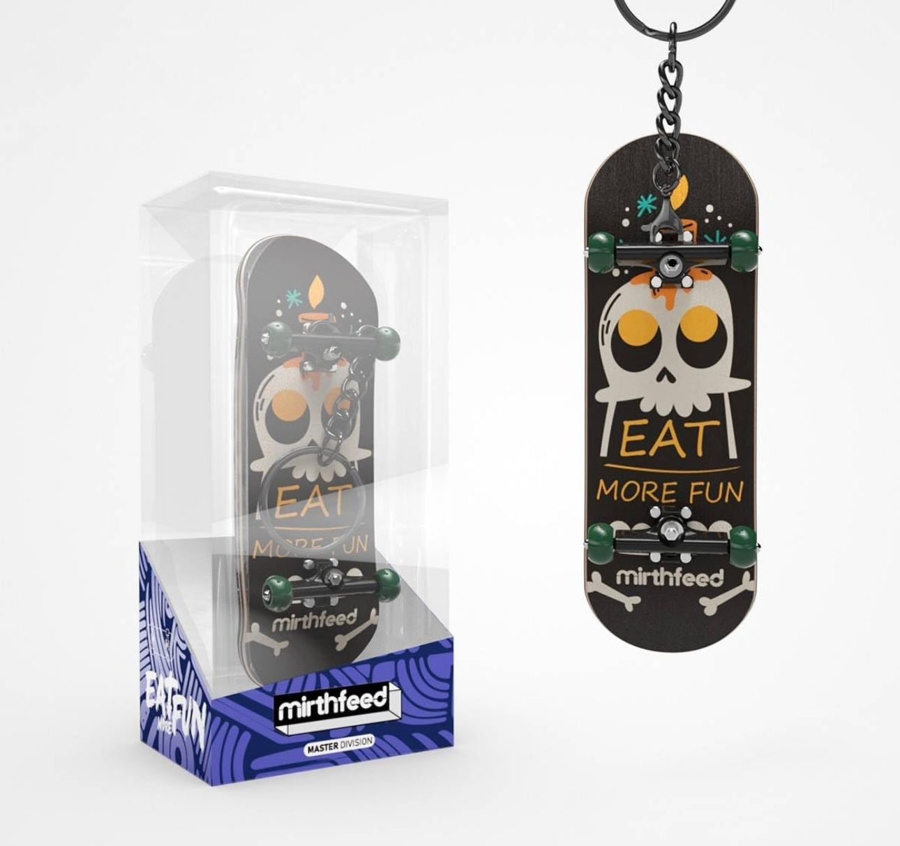 Mirthfeed Fingerboard Complete 32mm Skeleton