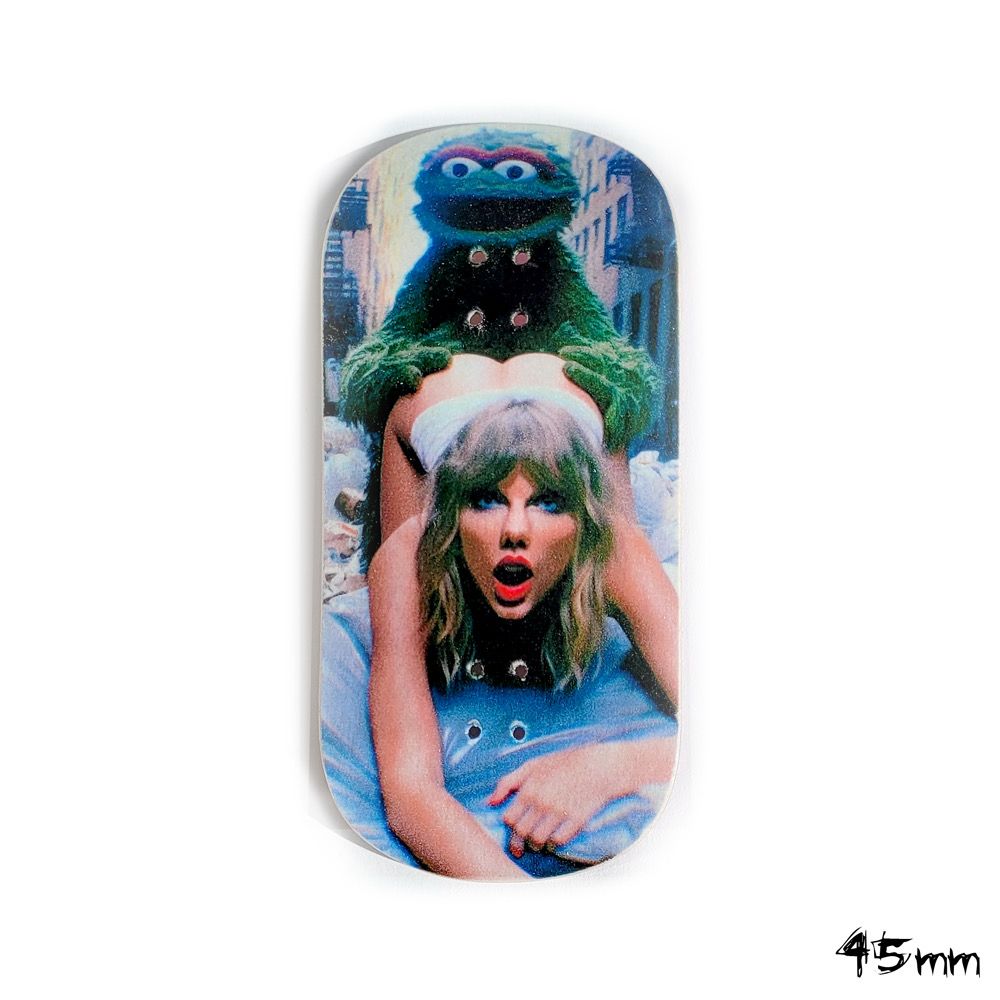 Boardkennel Fingerboard Deck Oscar the Grouch 45mm