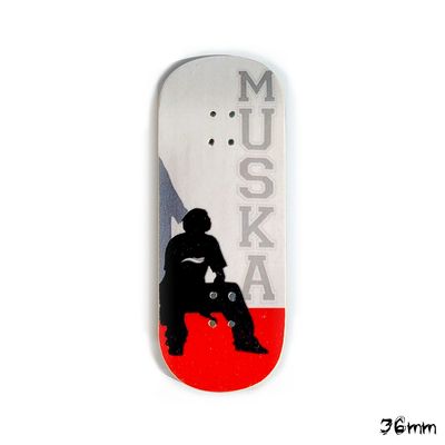 Boardkennel Fingerboard Deck Muska Red 36mm Popsicle