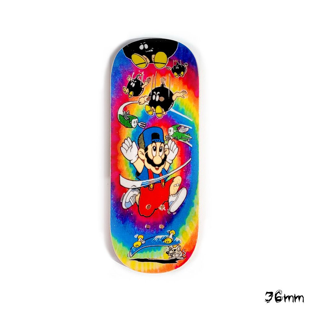 Boardkennel Fingerboard Deck World Mario 36mm Popsicle