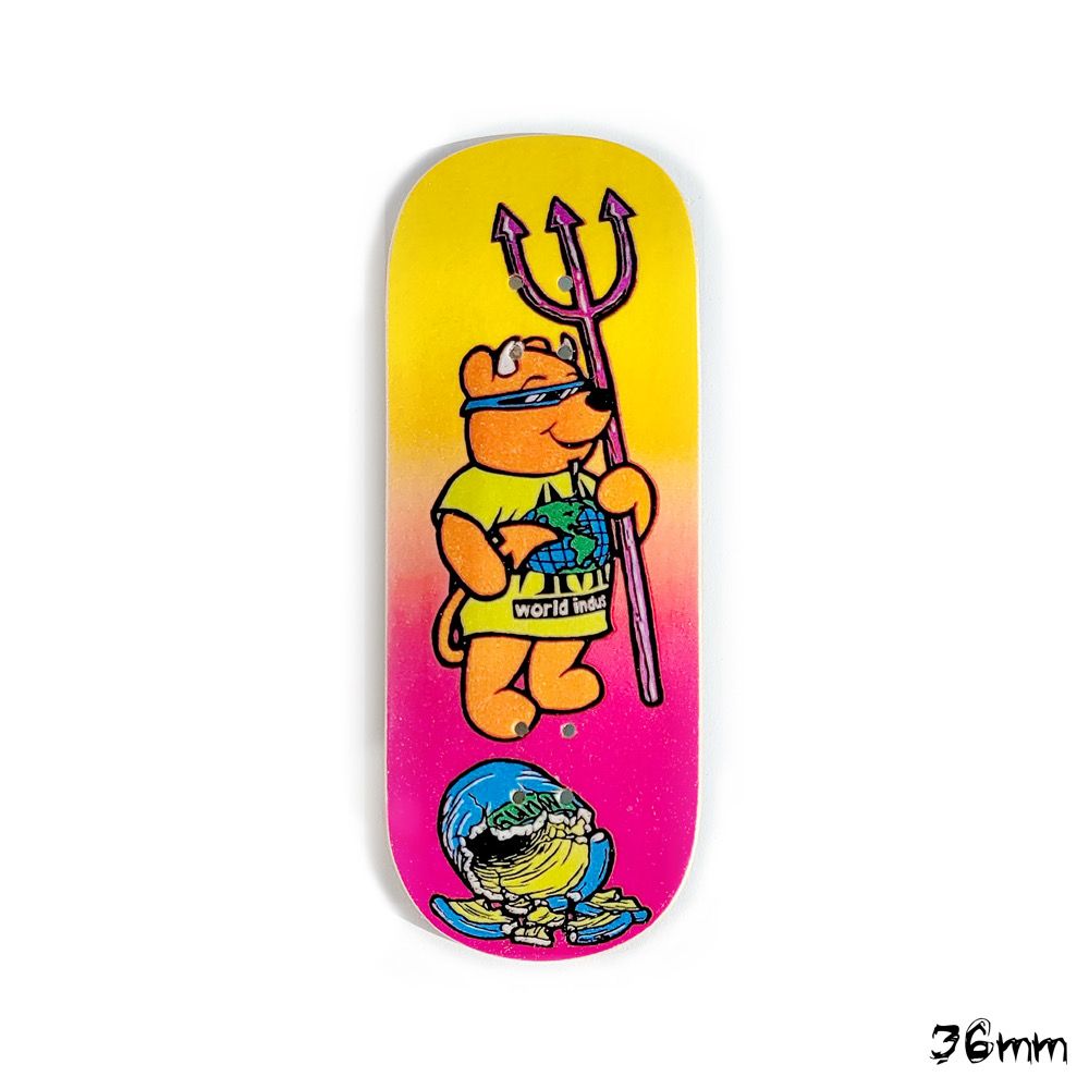 Boardkennel Fingerboard Deck World industries Rocco 36mm Popsicle
