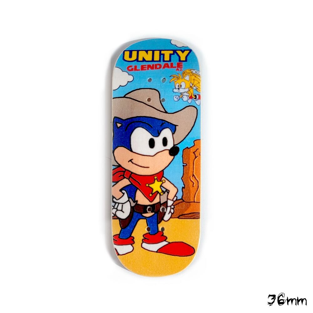 Boardkennel Fingerboard Deck Western Sonic 36mm Popsicle
