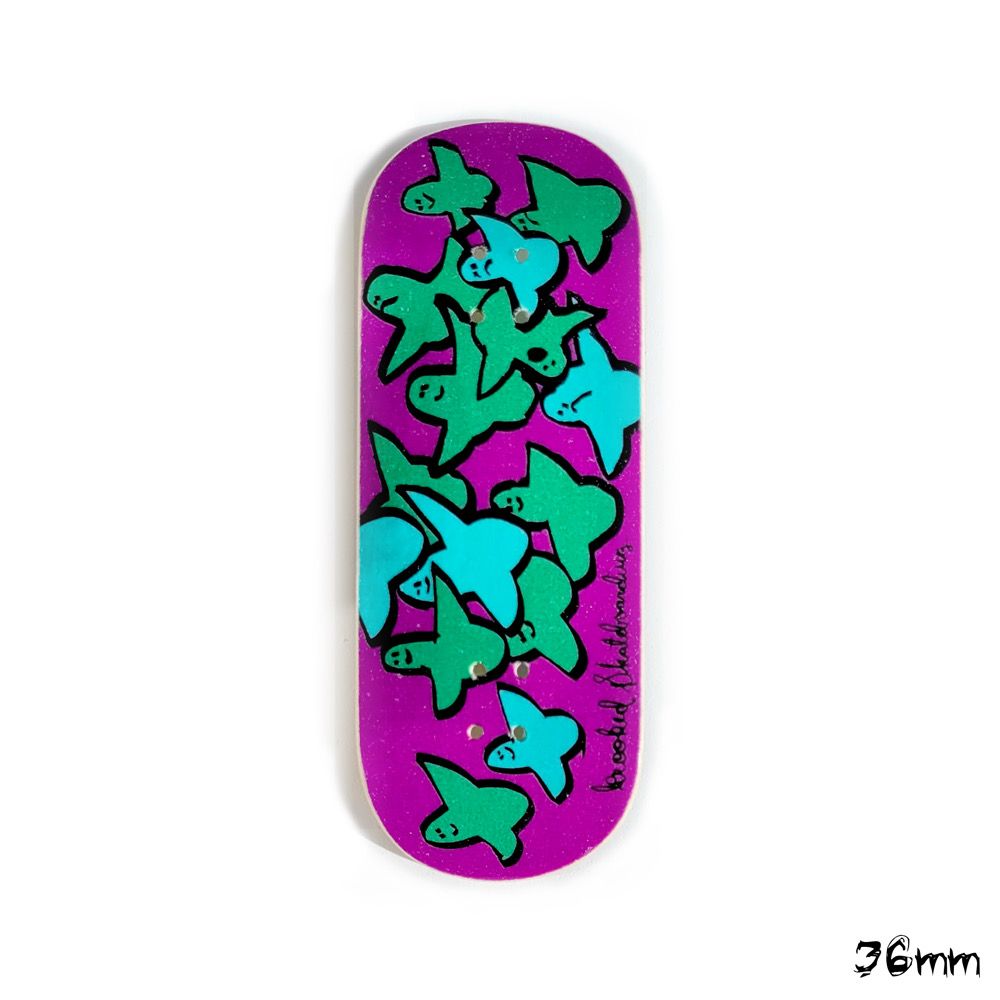 Boardkennel Fingerboard Deck Krooked Purple 36mm Popsicle