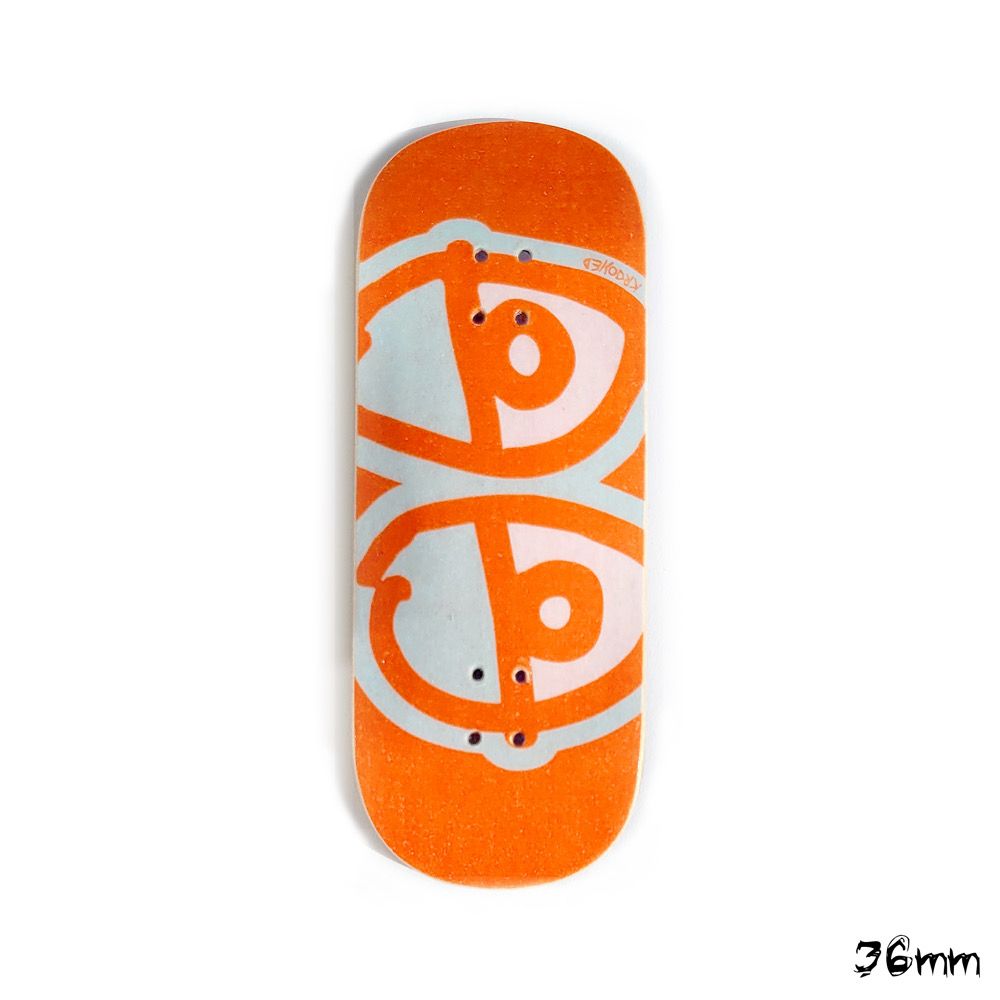 Boardkennel Fingerboard Deck Krooked Orange 36mm Popsicle