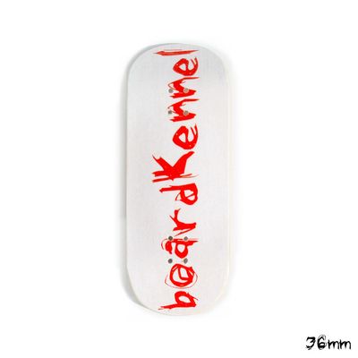 Boardkennel Fingerboard Deck Boardkennel White 36mm Popsicle