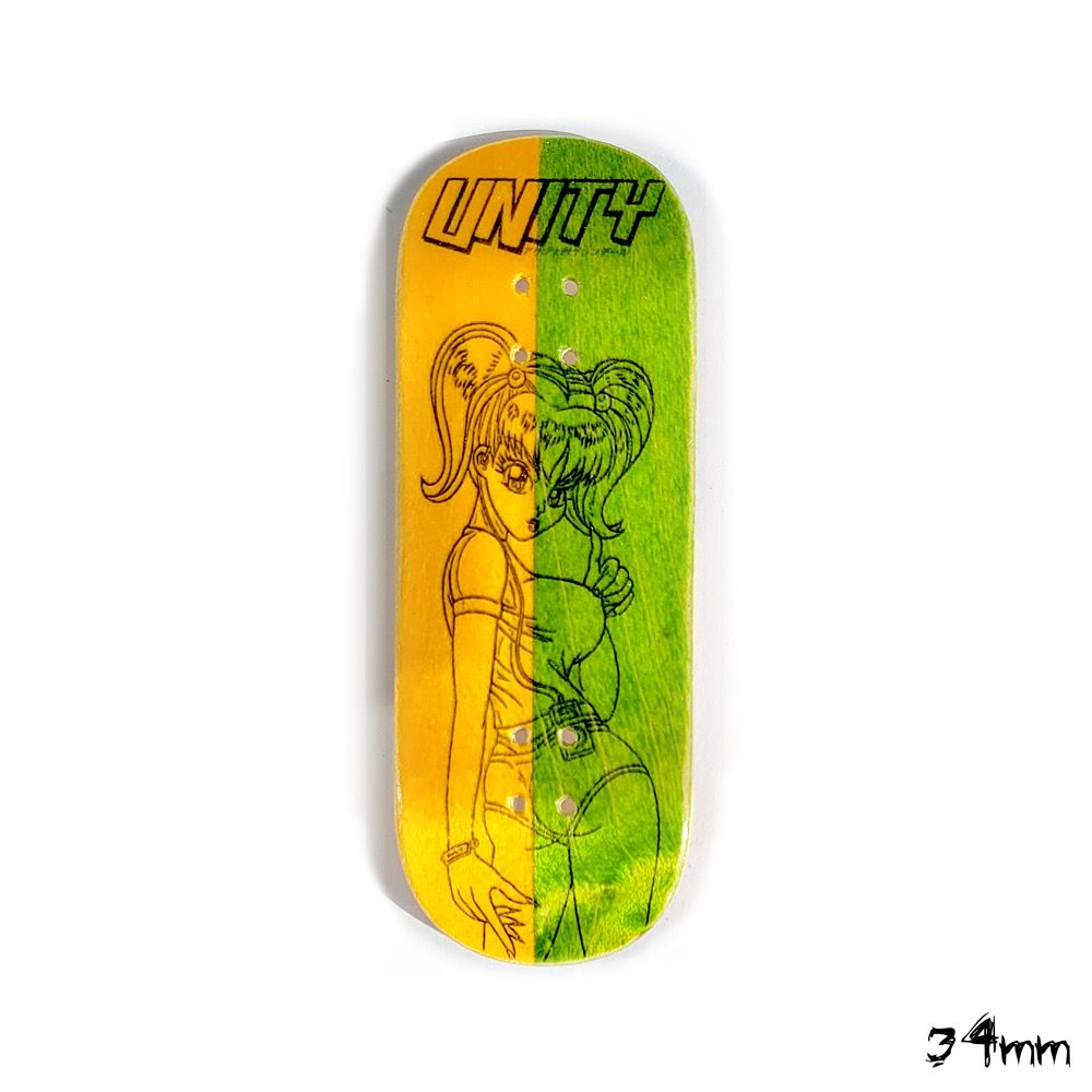 Boardkennel Fingerboard Deck Unity Hitch Hike 34mm Popsicle