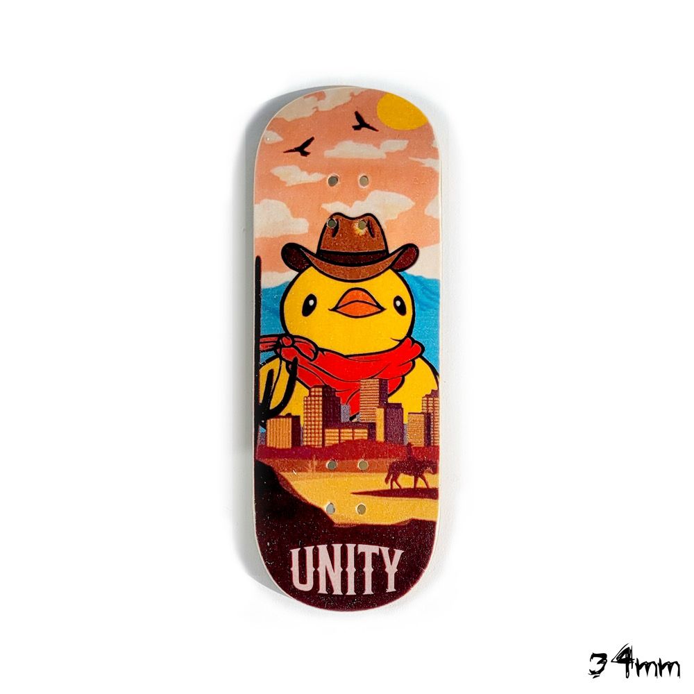 Boardkennel Fingerboard Deck Unity Ducky 34mm Popsicle