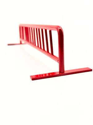 Fingerboard Bike Rack Grind Rail Red