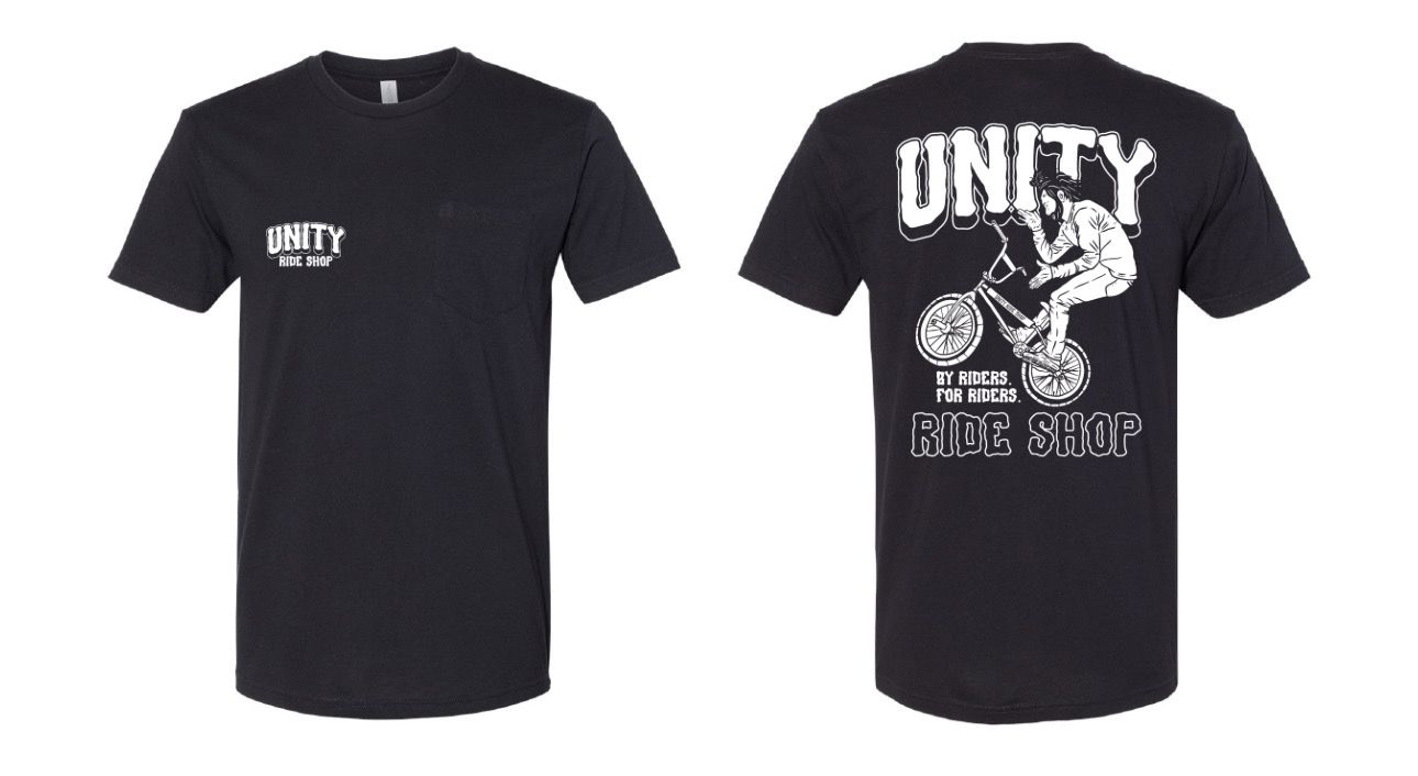 Unity Pocket T Shirt  Bar Spin Black 