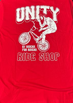 Unity T Shirt Bar Spin Red
