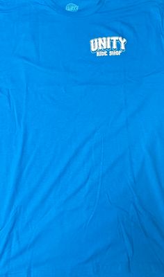 Unity T Shirt Bar Spin Turquoise   