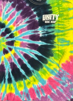 Unity Bar Spin Tie Dye T Shirt Flashback 